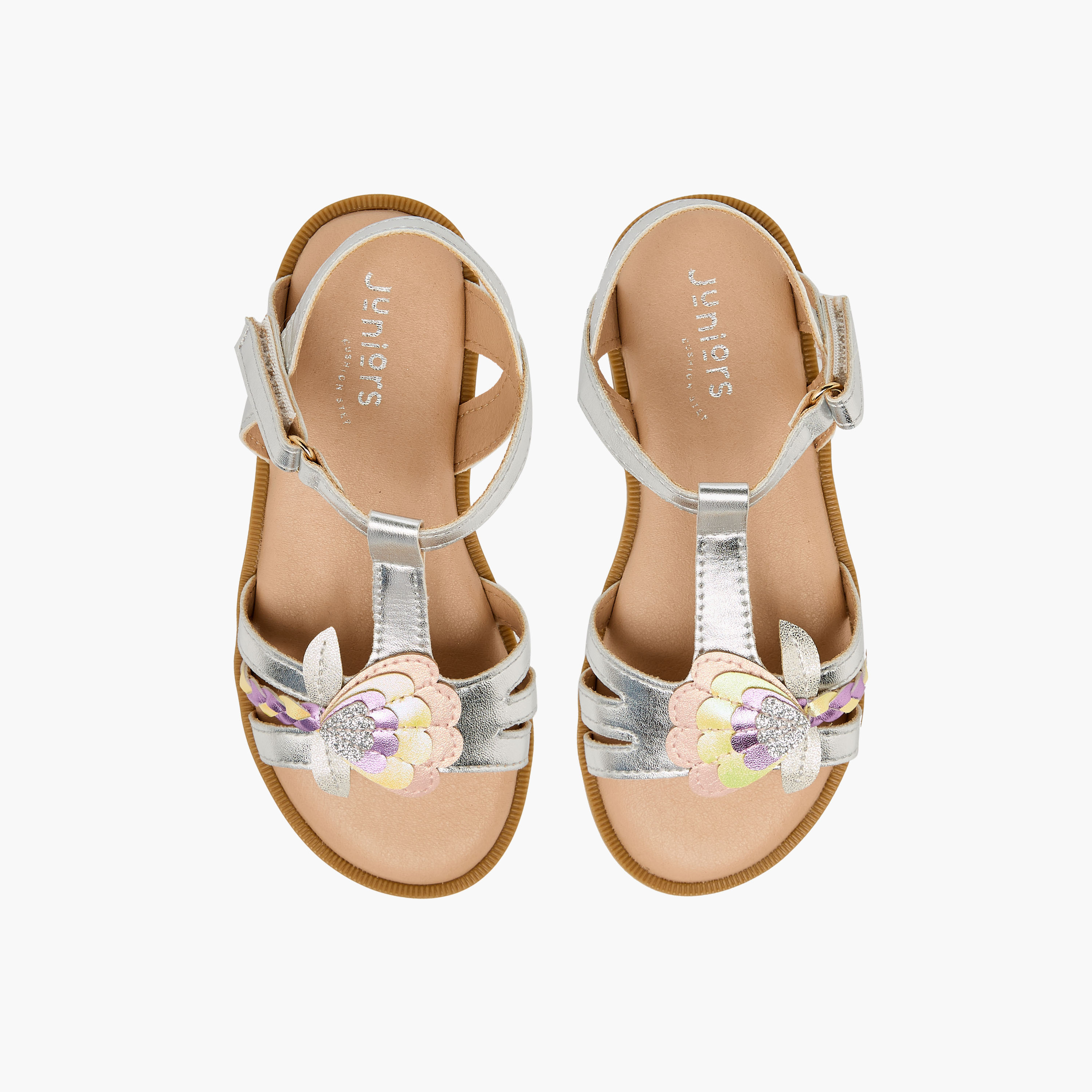 صندل بشريط إغلاق لاصق للبنات من جونيورز-girls-shoes-sandals-image-1