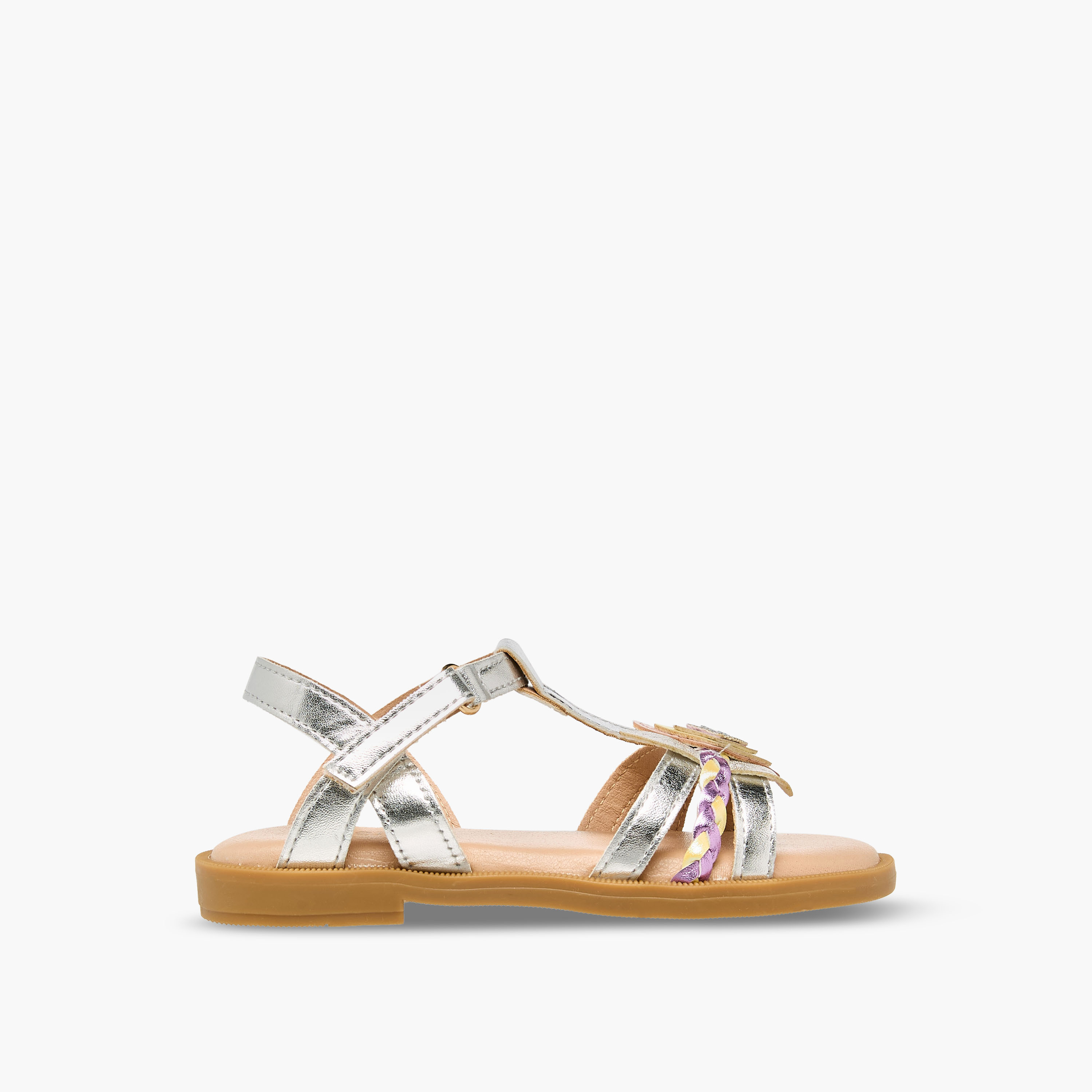 صندل بشريط إغلاق لاصق للبنات من جونيورز-girls-shoes-sandals-image-2