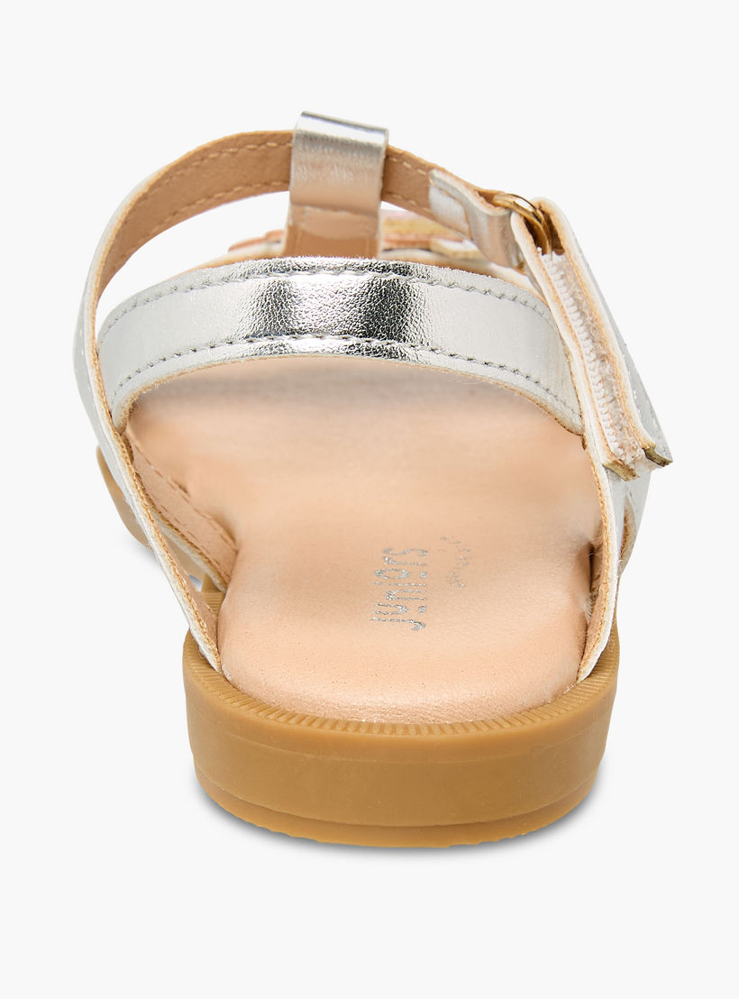 صندل بشريط إغلاق لاصق للبنات من جونيورز-girls-shoes-sandals-image-4