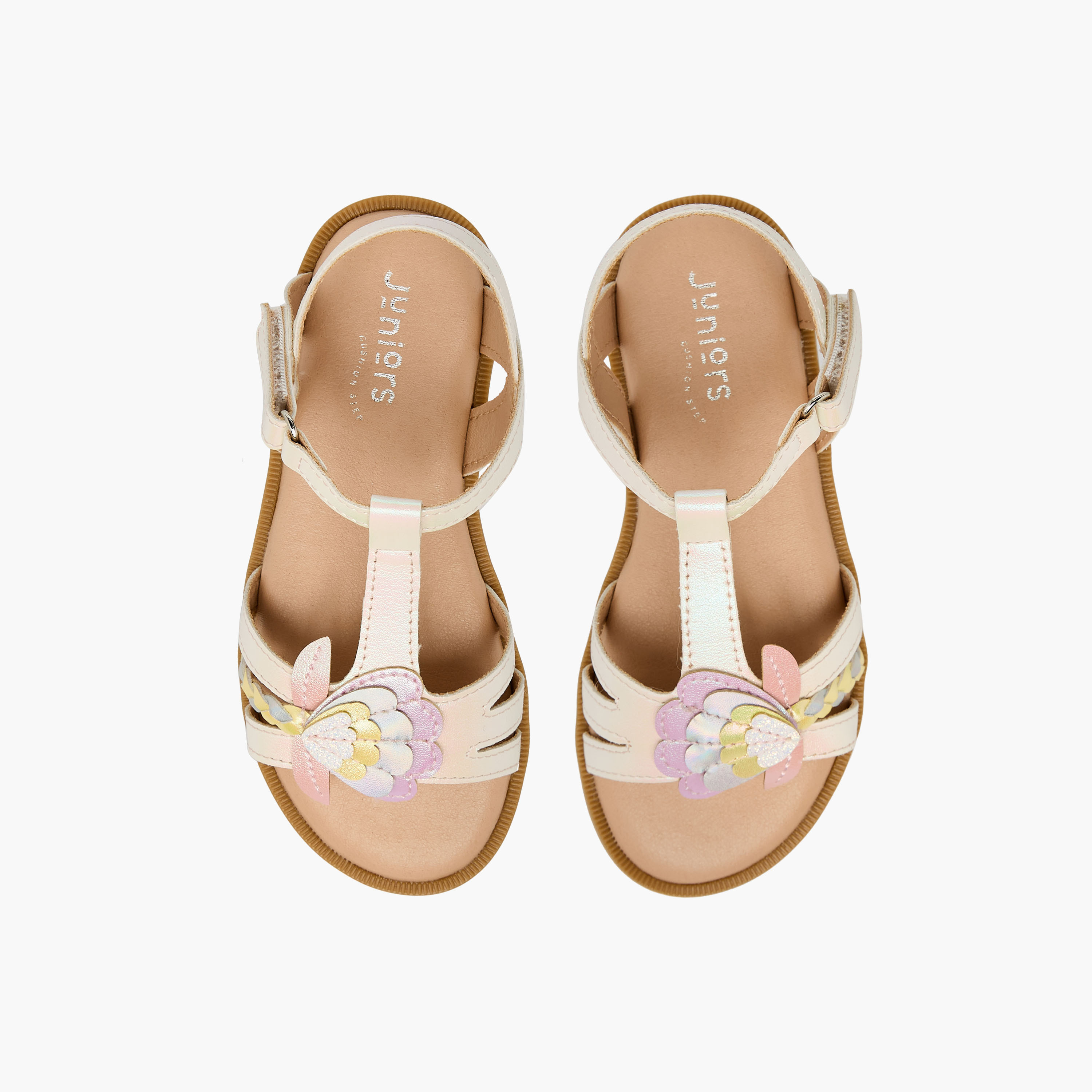 صندل بشريط إغلاق لاصق للبنات من جونيورز-girls-shoes-sandals-image-1