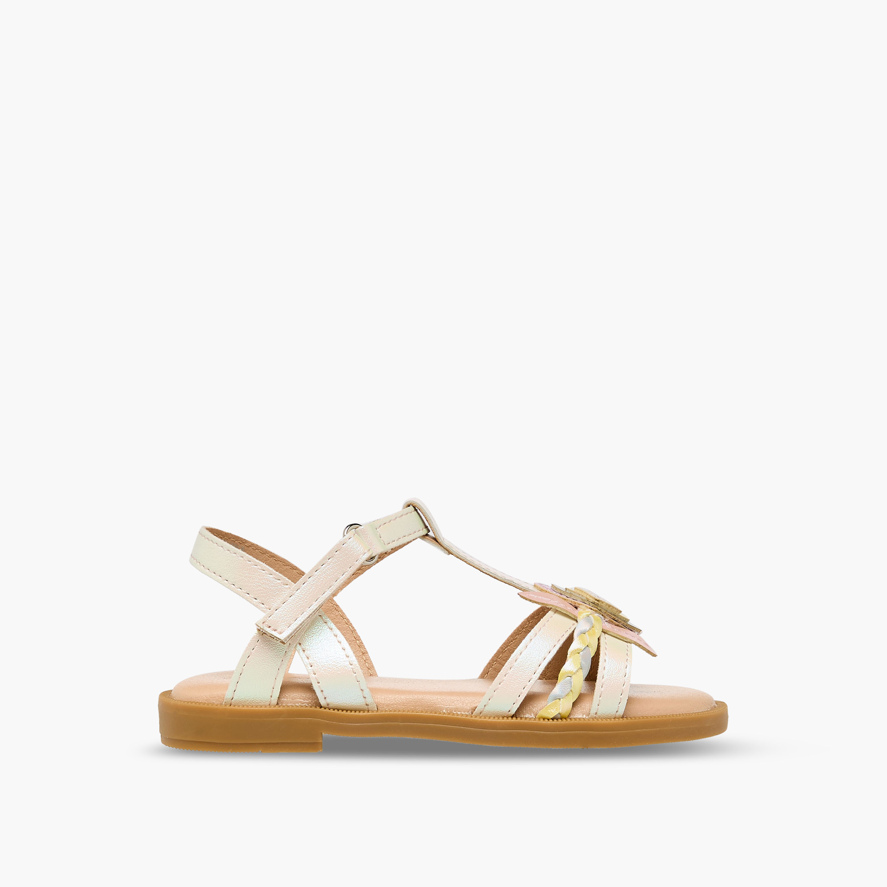 صندل بشريط إغلاق لاصق للبنات من جونيورز-girls-shoes-sandals-image-2