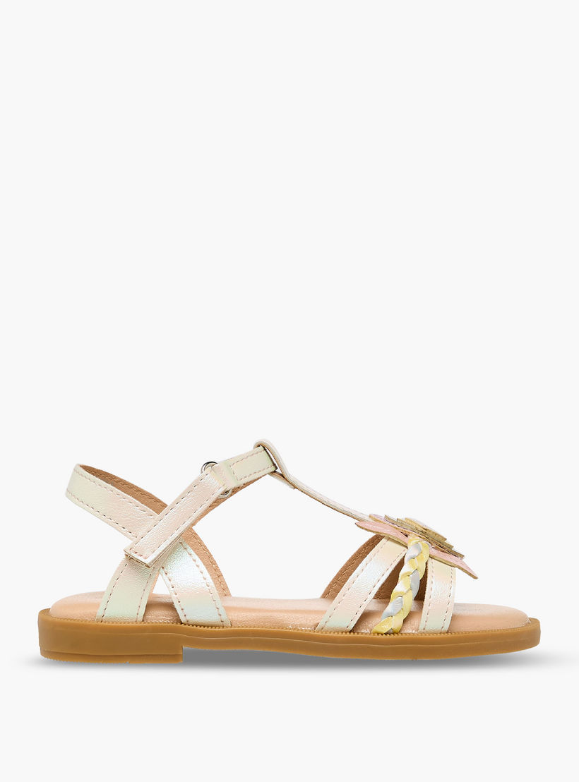 صندل بشريط إغلاق لاصق للبنات من جونيورز-girls-shoes-sandals-image-2