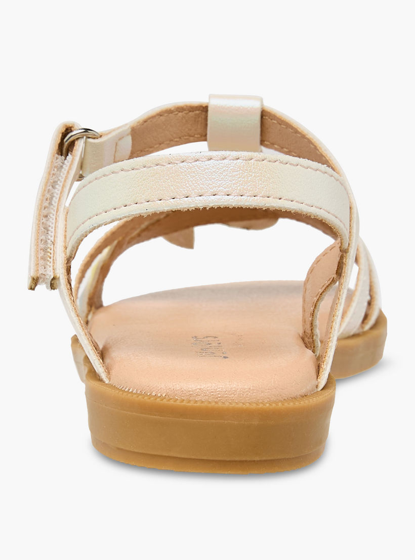 صندل بشريط إغلاق لاصق للبنات من جونيورز-girls-shoes-sandals-image-4