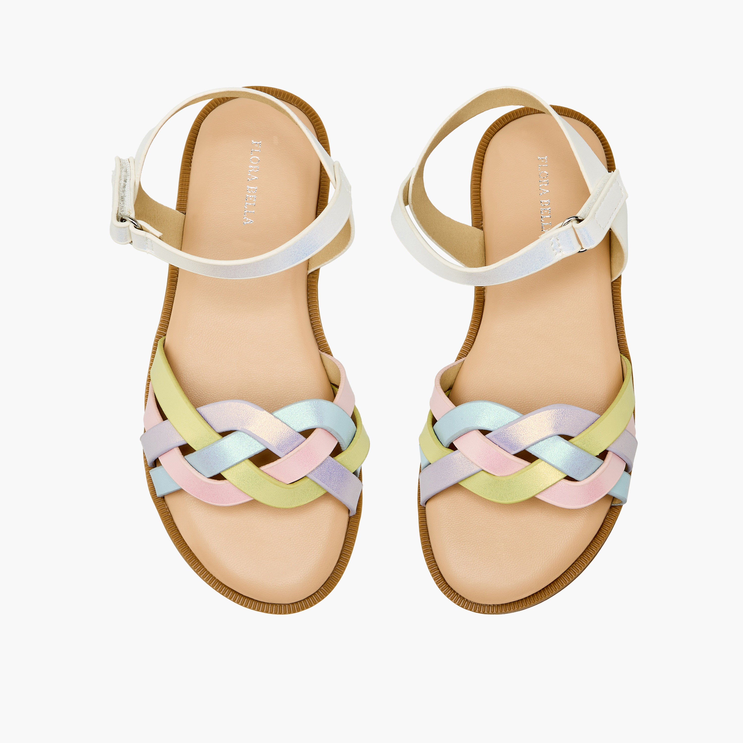 صندل بحزام مضفر للنساء من فلورا بيلا-girls-shoes-sandals-image-1