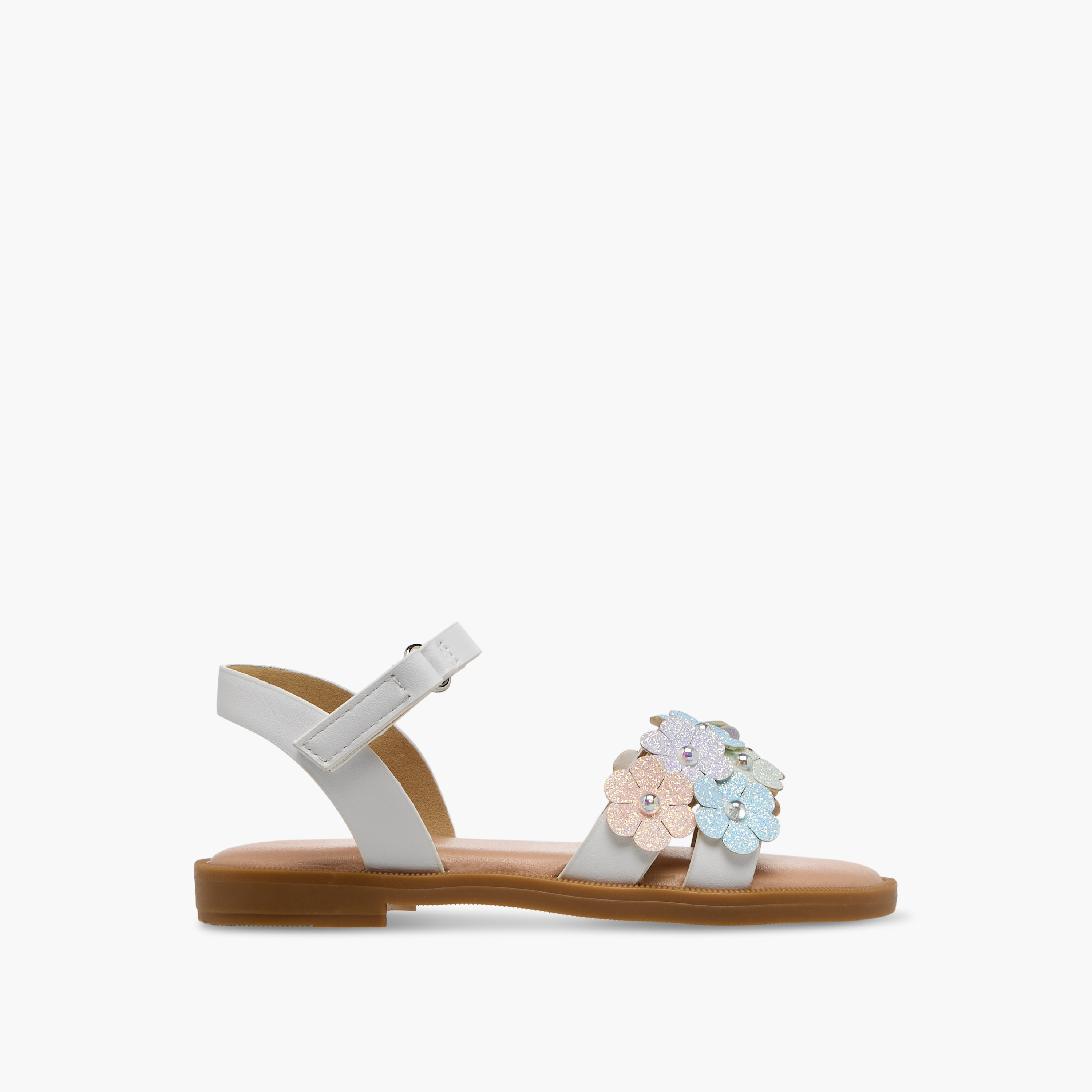صندل بشريط إغلاق لاصق للبنات من فلورا بيلا-girls-shoes-sandals-image-3