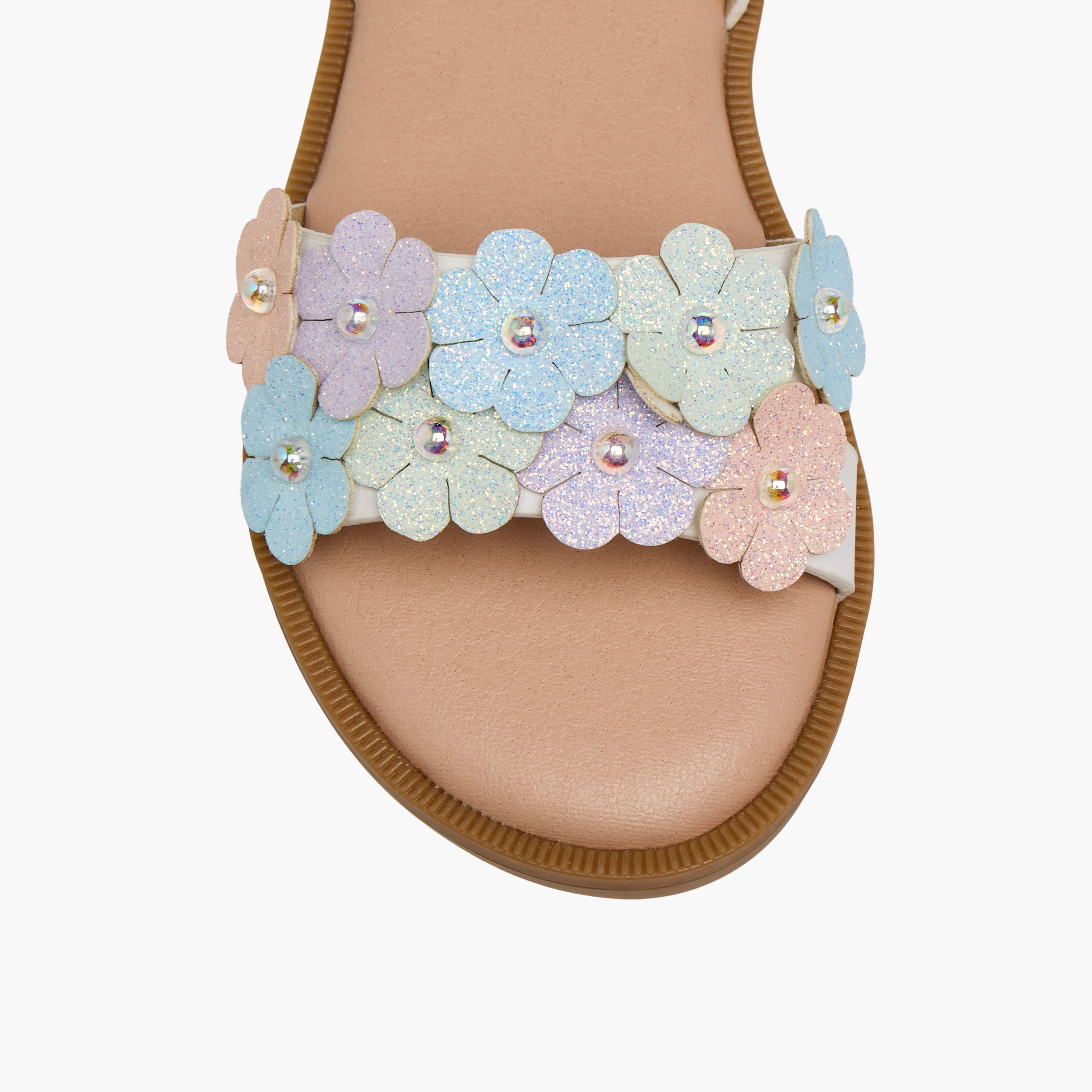صندل بشريط إغلاق لاصق للبنات من فلورا بيلا-girls-shoes-sandals-image-4