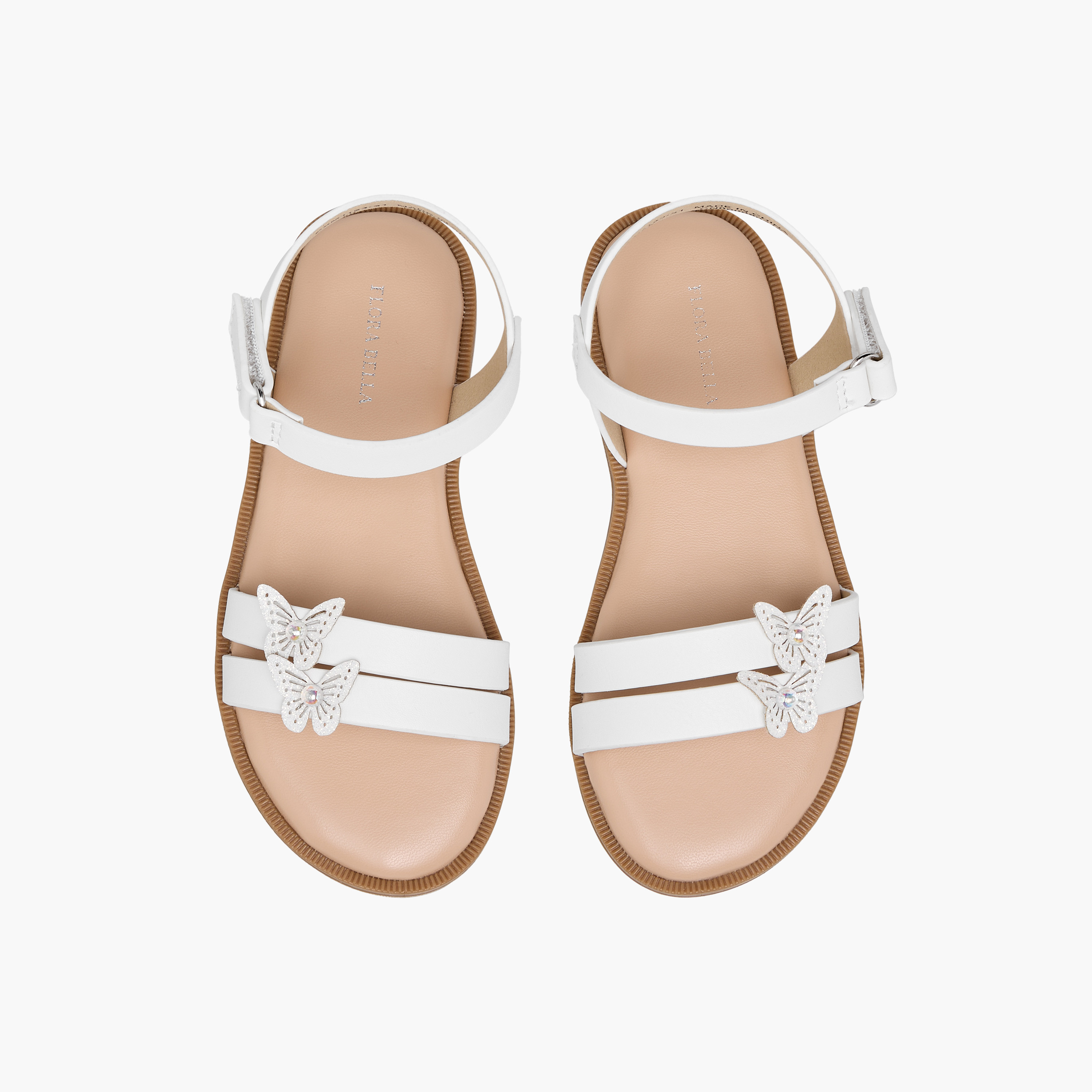 Flora Bella Girls Hook & Loop Strap Sandals-girls-shoes-sandals-image-1