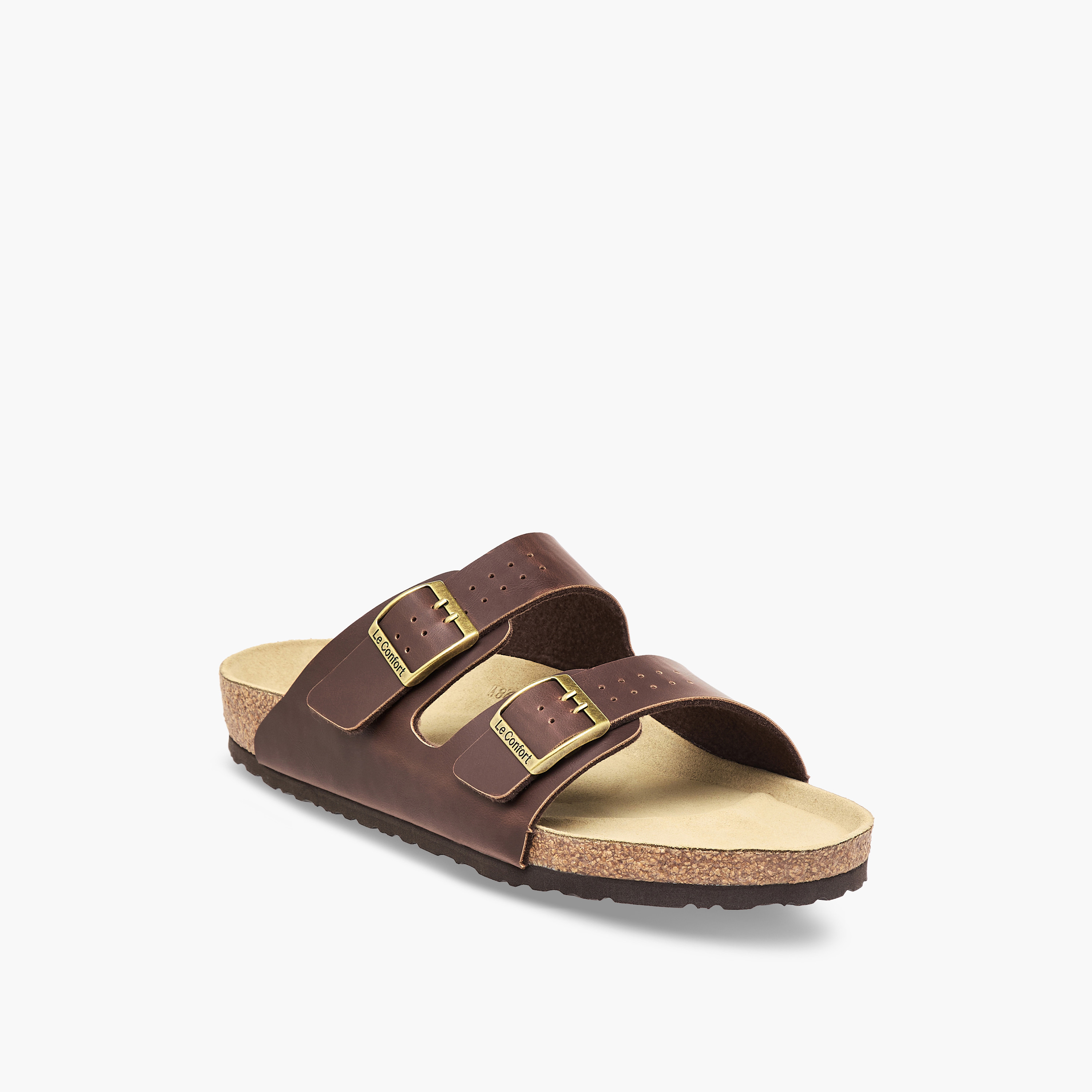 صندل مريح بتفاصيل إبزيم للرجال من لو كونفورت-men-shoes-sandals-image-3