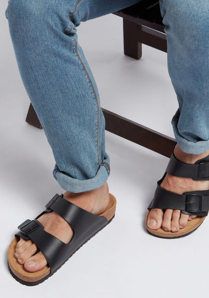 Duchini Strap Sandals with Buckle Accent-Men%27s Sandals-image-1