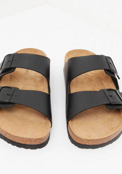Duchini Strap Sandals with Buckle Accent