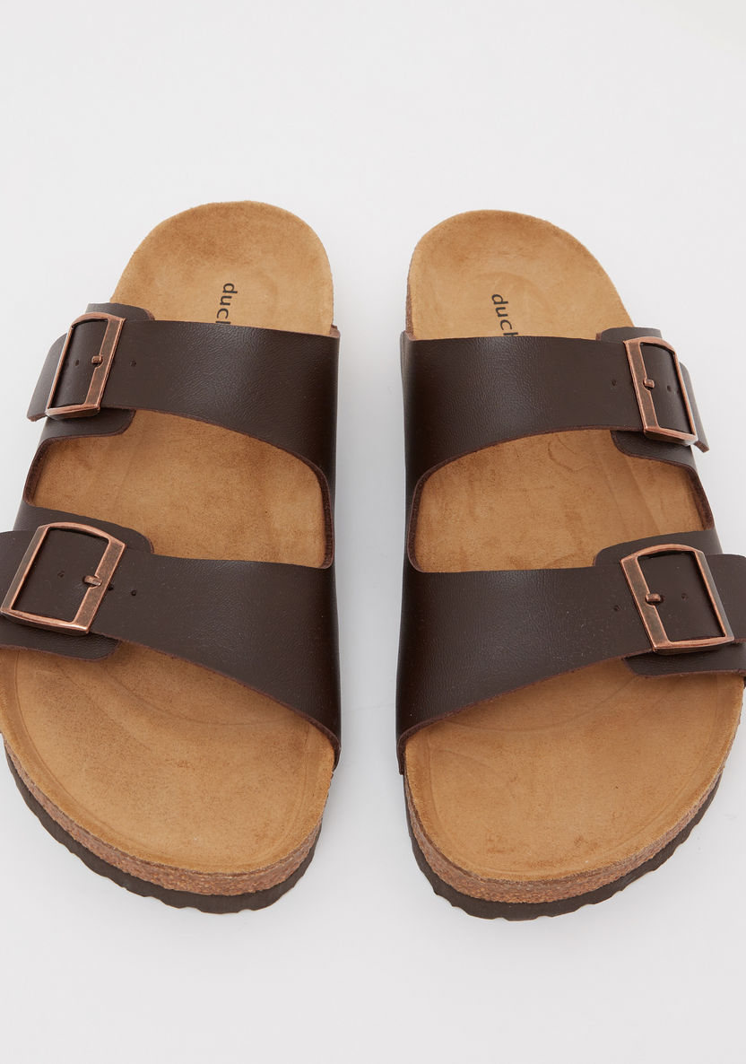 Duchini Strap Sandals with Buckle Accent-Men%27s Sandals-image-2