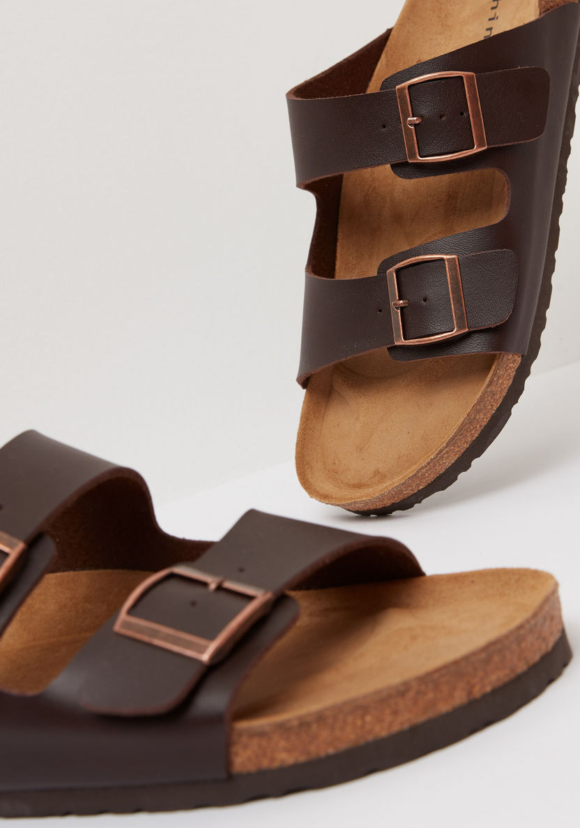 Duchini Strap Sandals with Buckle Accent-Men%27s Sandals-image-4