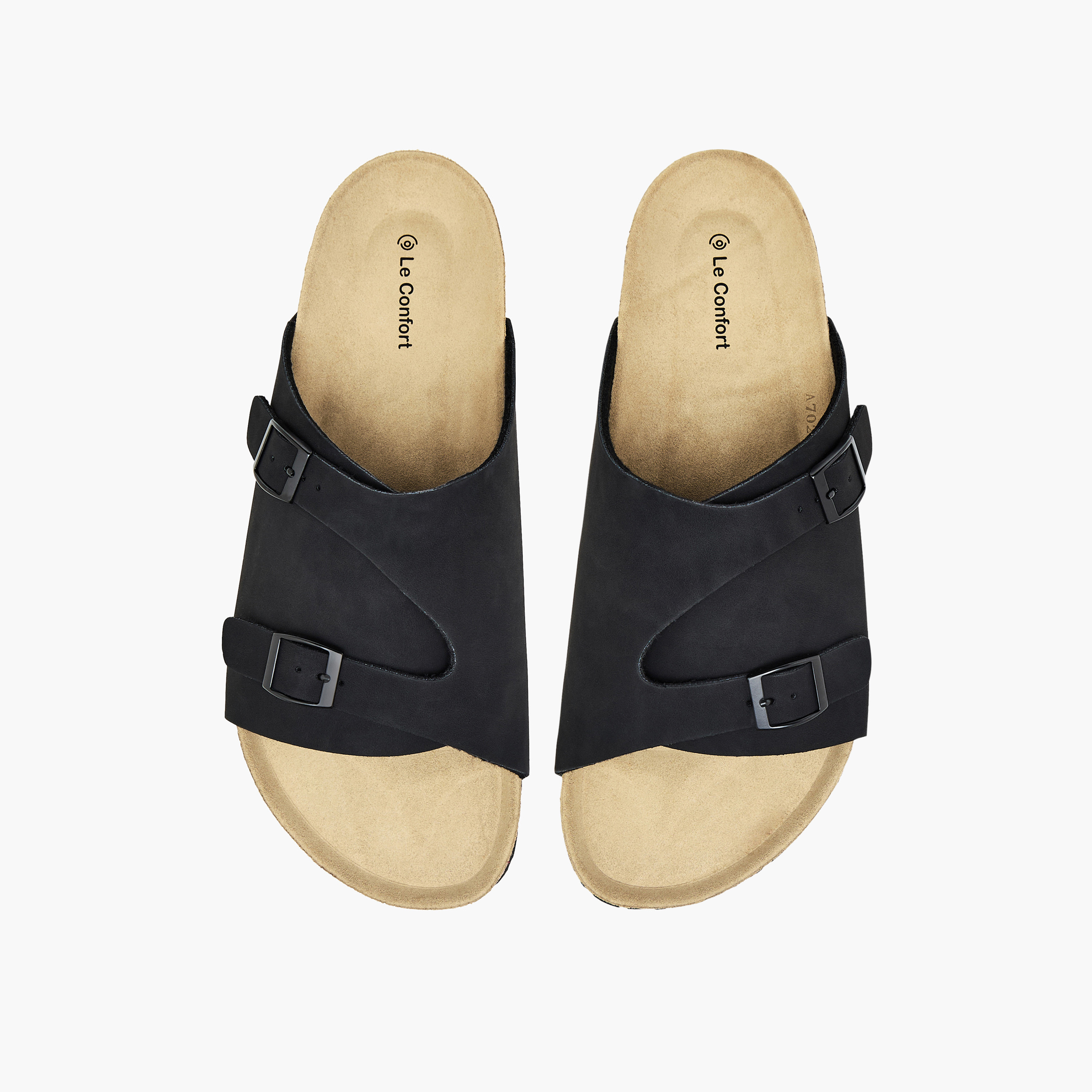 Le Confort Men Buckle Detail Comfort Sandals-men-shoes-sandals-image-1