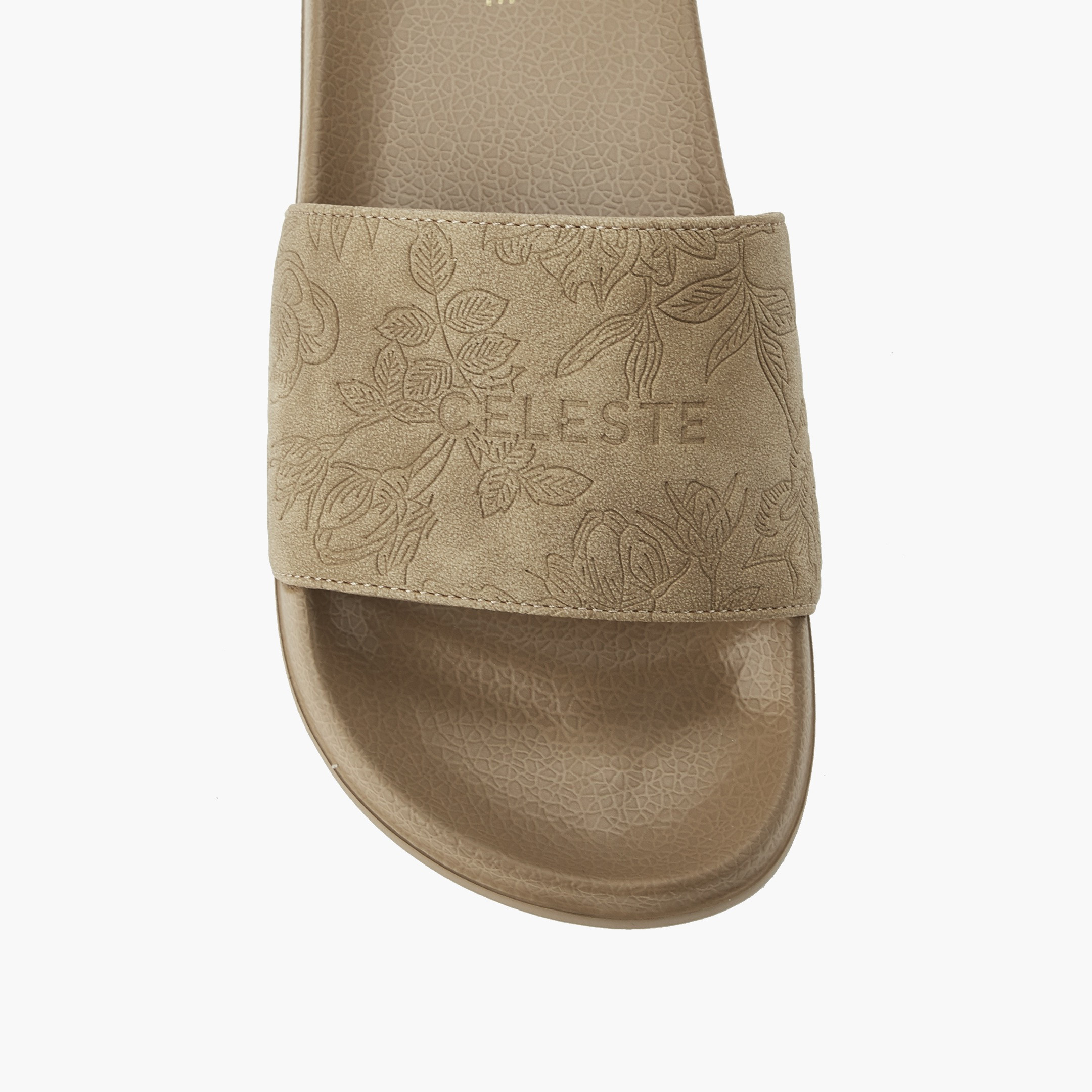 Celeste Women Floral Embossed Slides-women-shoes-flipflopsandslides-image-4