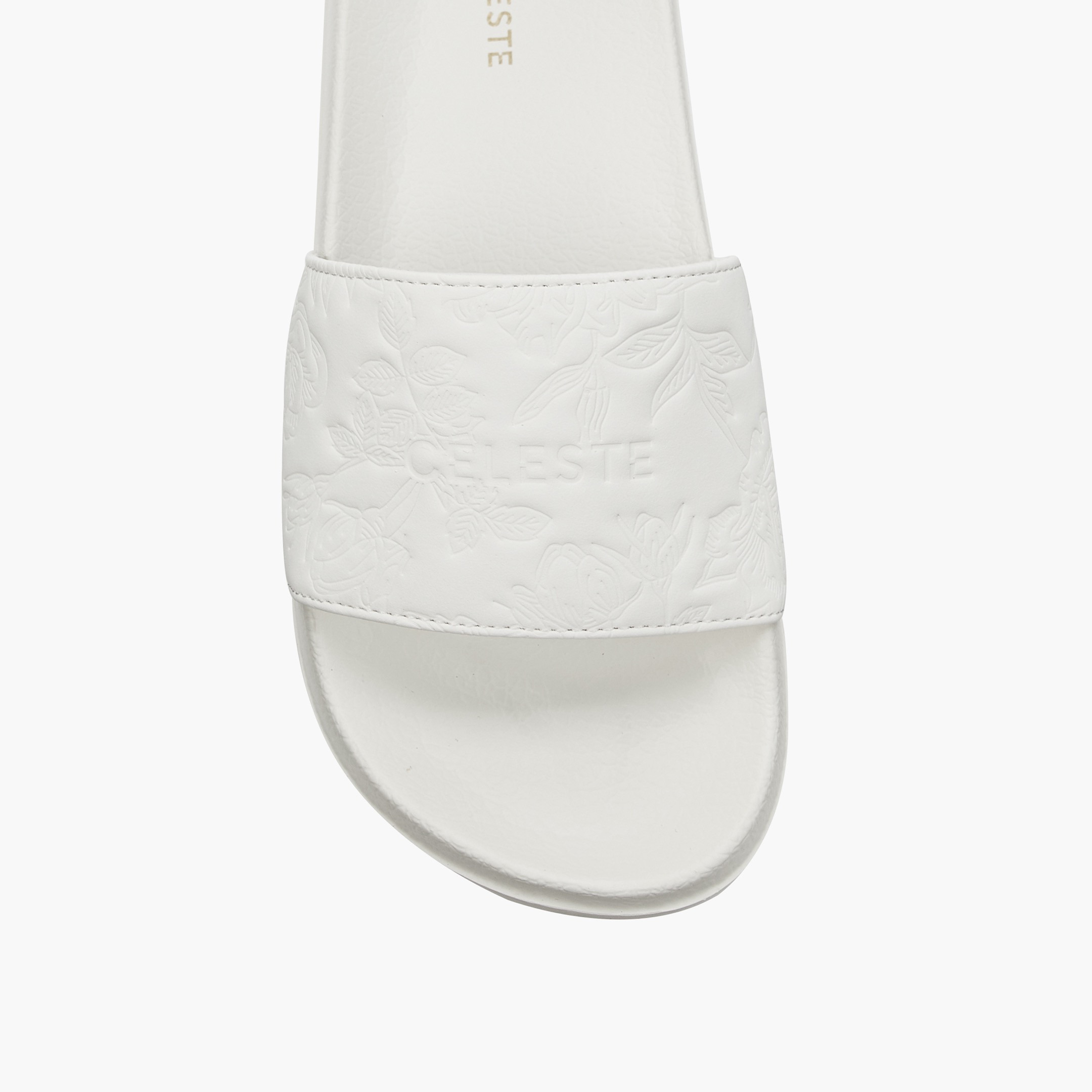 Celeste Women Floral Embossed Slides-women-shoes-flipflopsandslides-image-4
