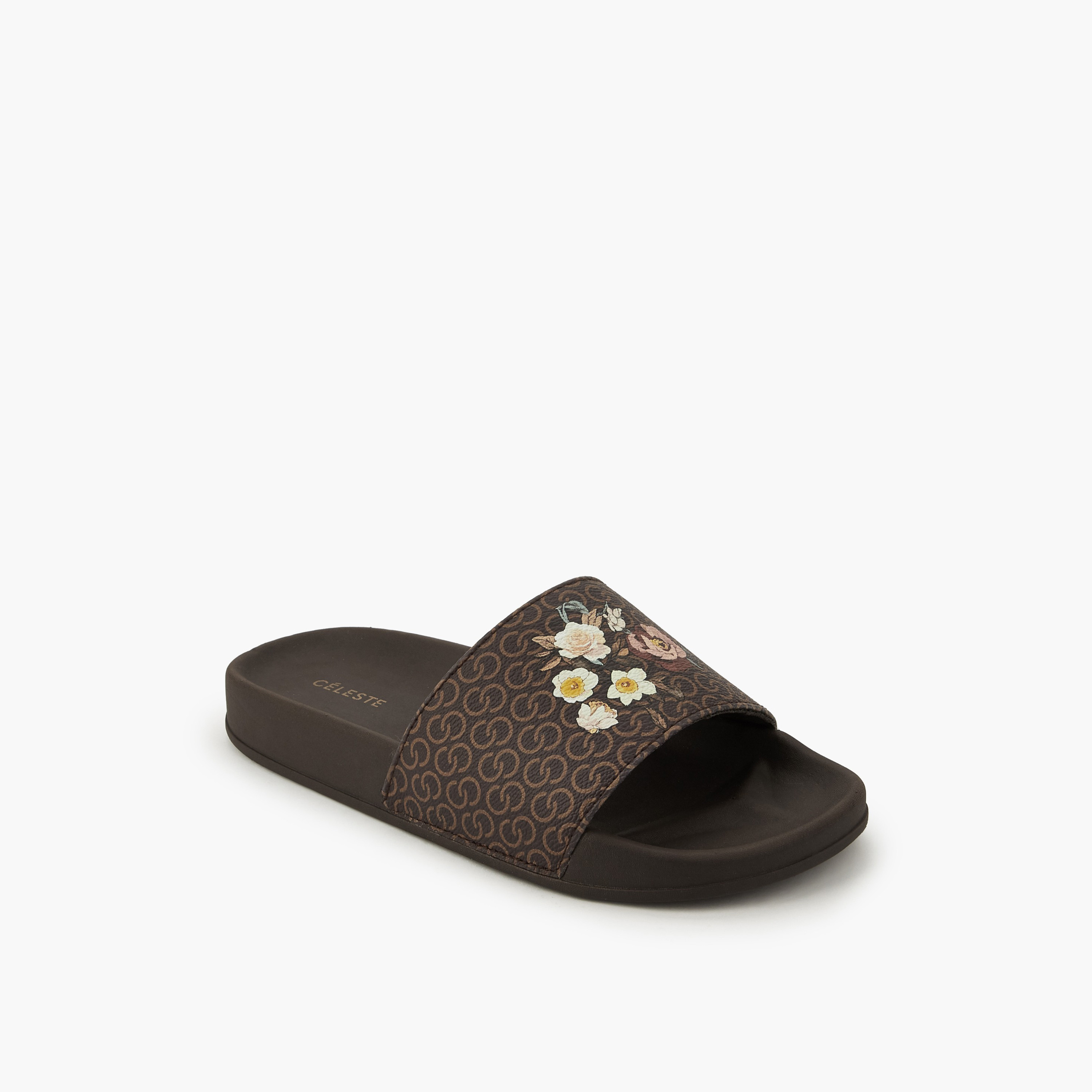 Celeste Women Floral Print Slides-women-shoes-flipflopsandslides-image-2