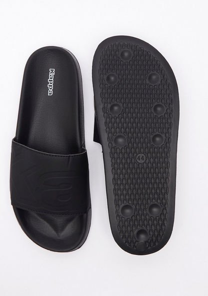 Kappa Men's Debossed Open Toe Slide Slippers-Men%27s Flip Flops & Beach Slippers-image-5
