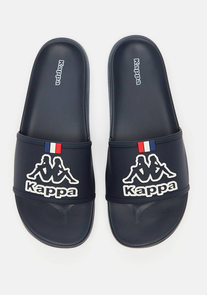 Kappa Men's Printed Slip-On Slide Sandals-Men%27s Flip Flops & Beach Slippers-image-0