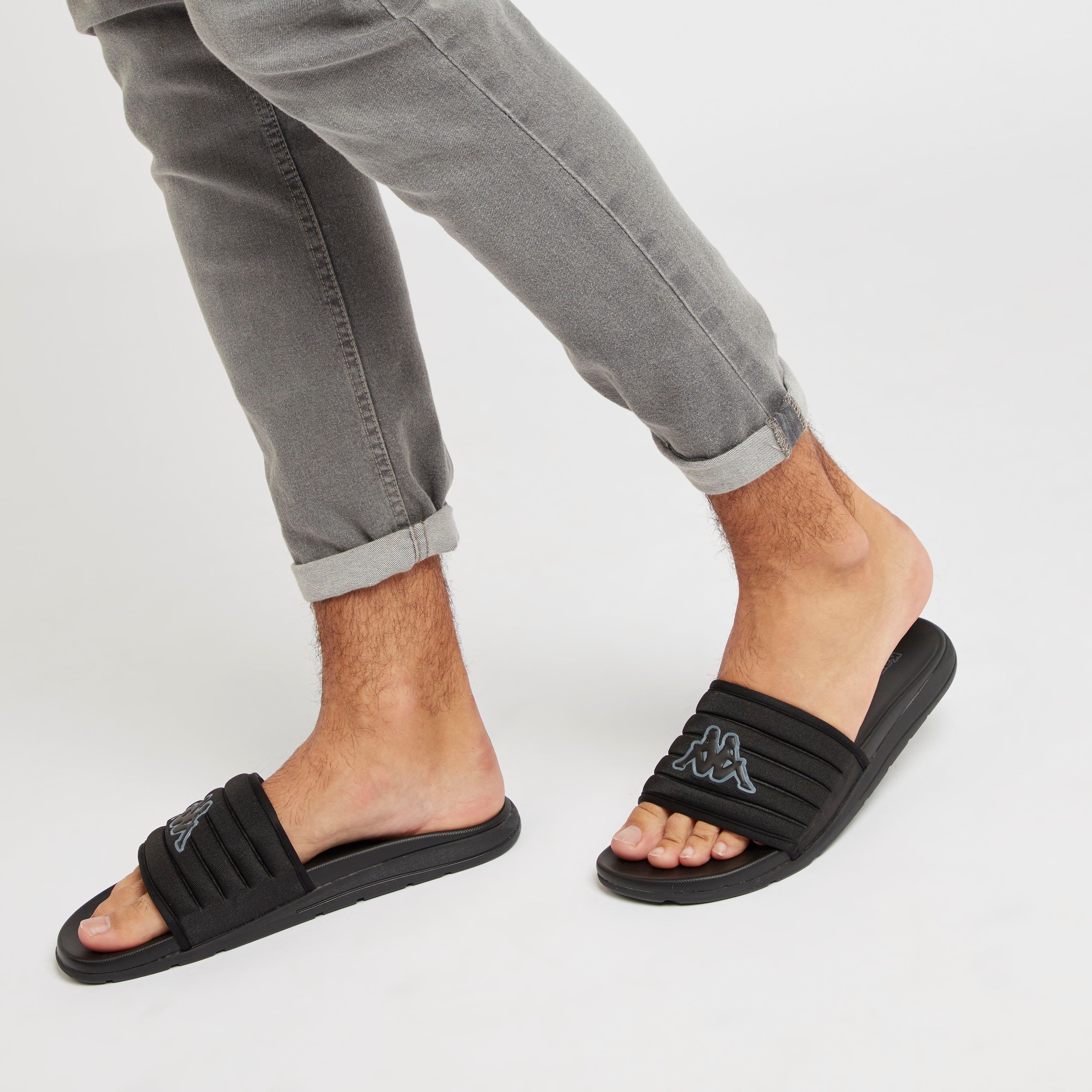 Kappa slides on on sale feet