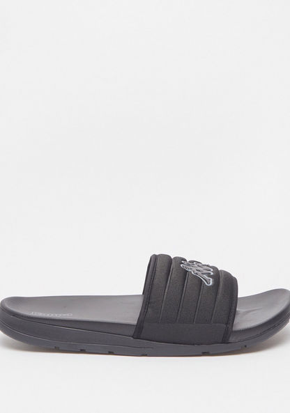Kappa Men's Textured Open Toe Slide Slippers-Men%27s Flip Flops & Beach Slippers-image-1