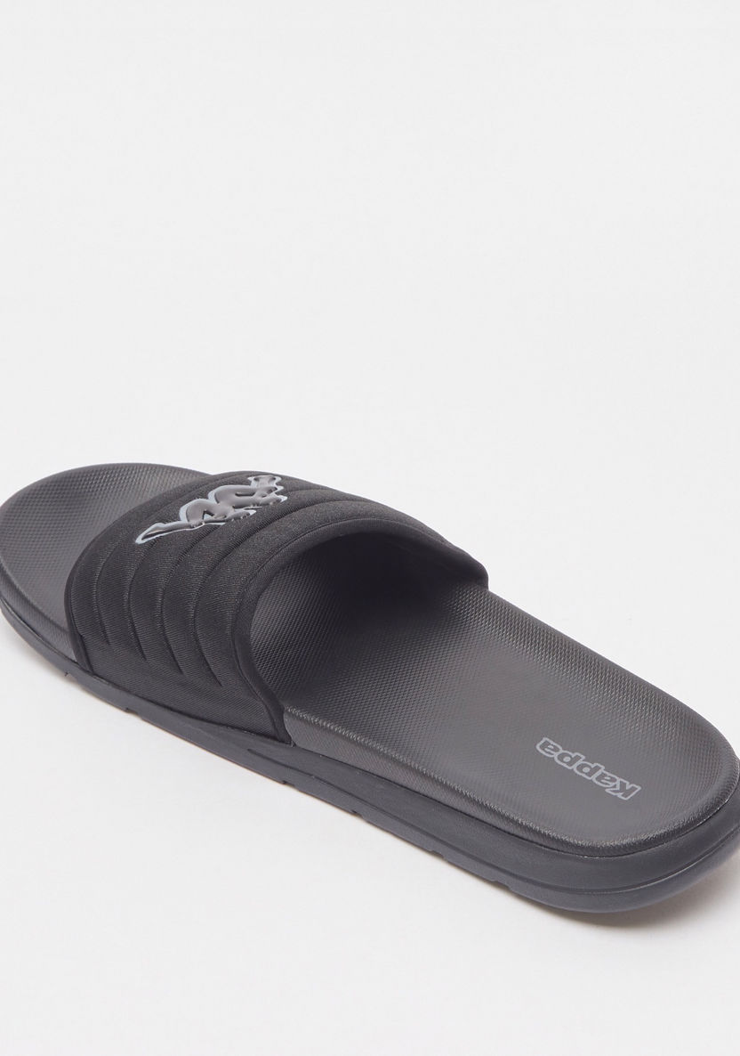 Kappa Men's Textured Open Toe Slide Slippers-Men%27s Flip Flops & Beach Slippers-image-3