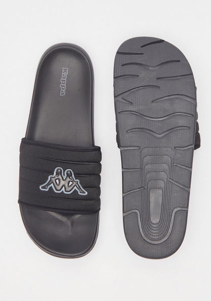 Kappa Men's Textured Open Toe Slide Slippers-Men%27s Flip Flops & Beach Slippers-image-4