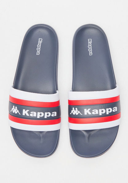 Kappa Men's Panelled Open Toe Slide Slippers-Men%27s Flip Flops & Beach Slippers-image-0