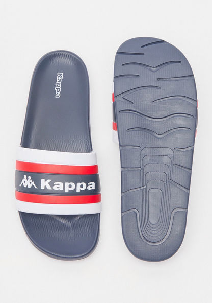 Kappa Men's Panelled Open Toe Slide Slippers-Men%27s Flip Flops & Beach Slippers-image-5