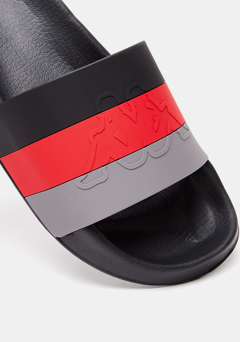Kappa Men's Colourblock Slip-On Slide Slippers-Men%27s Flip Flops & Beach Slippers-image-4
