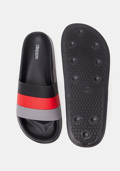 Kappa Men's Colourblock Slip-On Slide Slippers-Men%27s Flip Flops and Beach Slippers-image-5