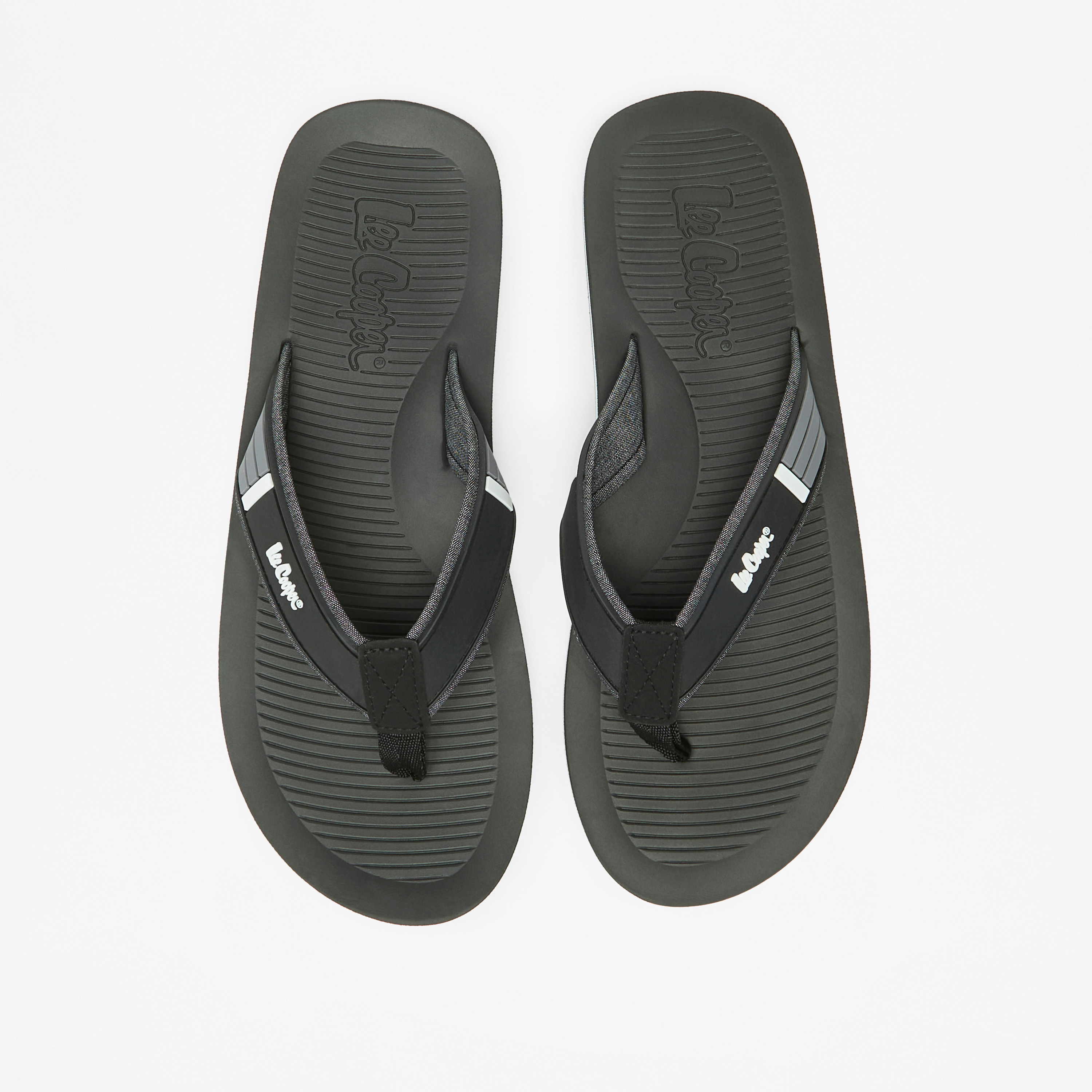 Lee Cooper Men's Logo Detail Thong Slippers-men-shoes-flipflopsandslides-image-1
