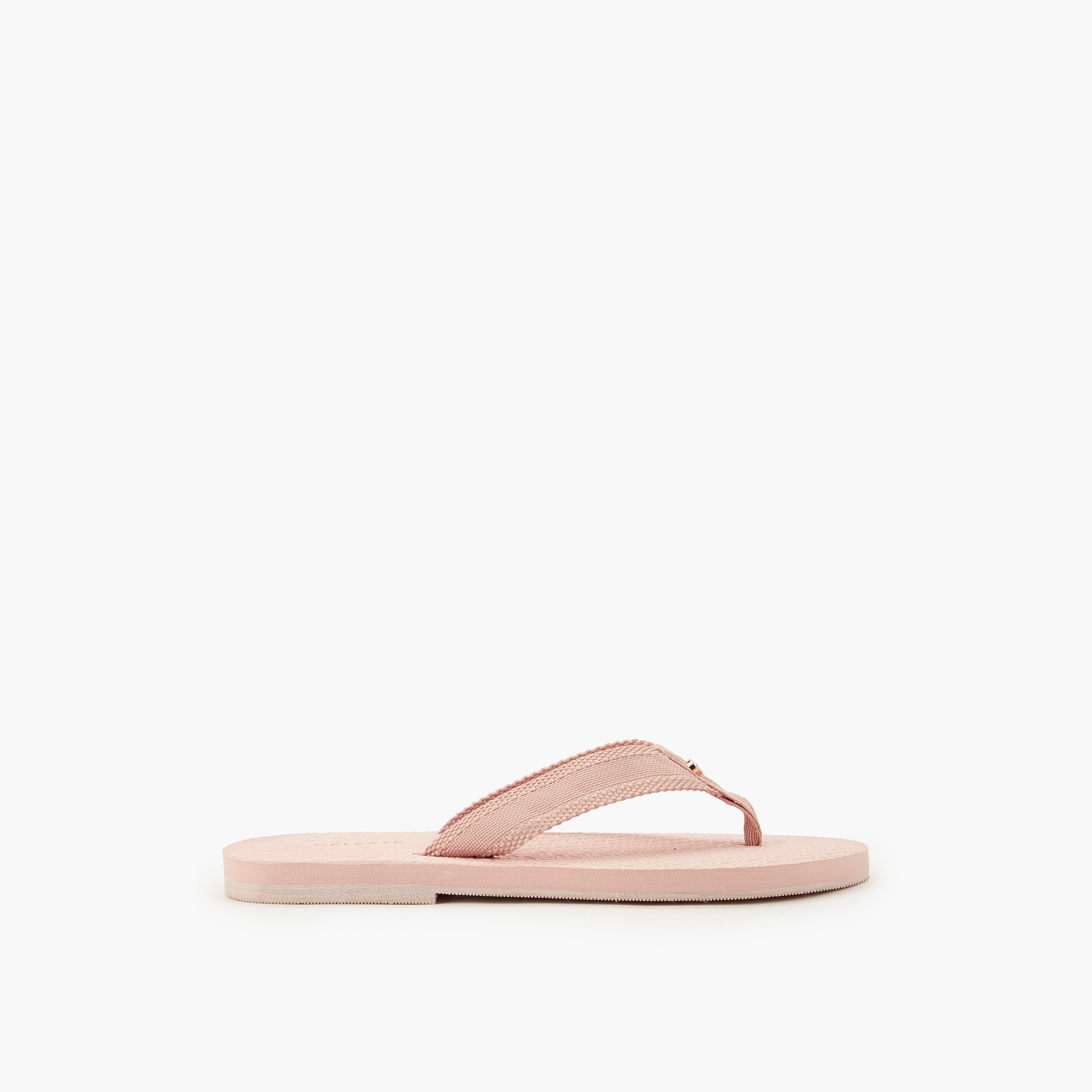 Celeste Women Monogram Textured Flip Flops-women-shoes-flipflopsandslides-image-3