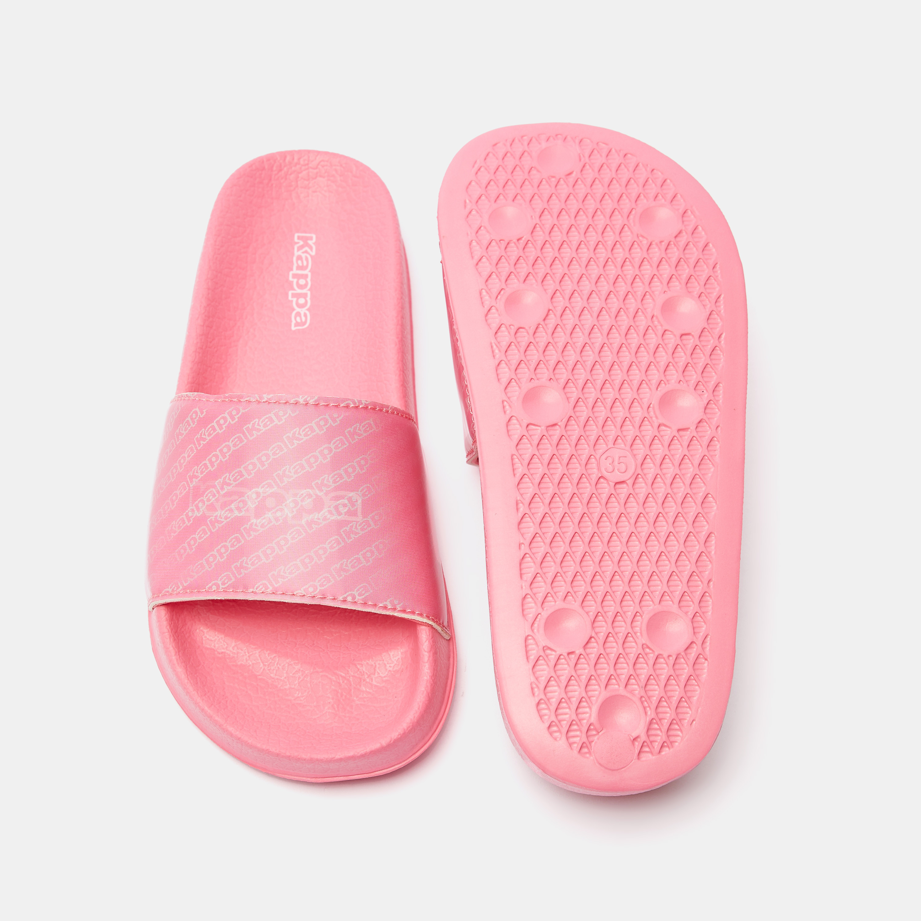 Girls open toe on sale slippers