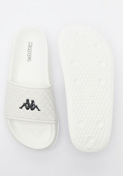 Kappa Boys' Textured Open Toe Slip-On Slide Slippers