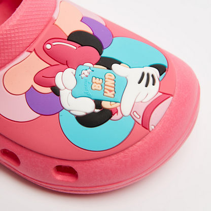 Minnie Mouse Embossed Slip-On Clogs