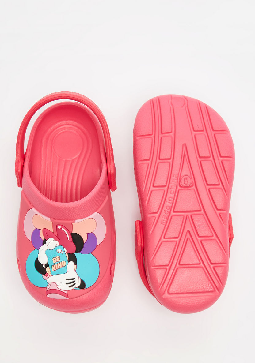 Minnie Mouse Embossed Slip-On Clogs-Girl%27s Flip Flops & Beach Slippers-image-4