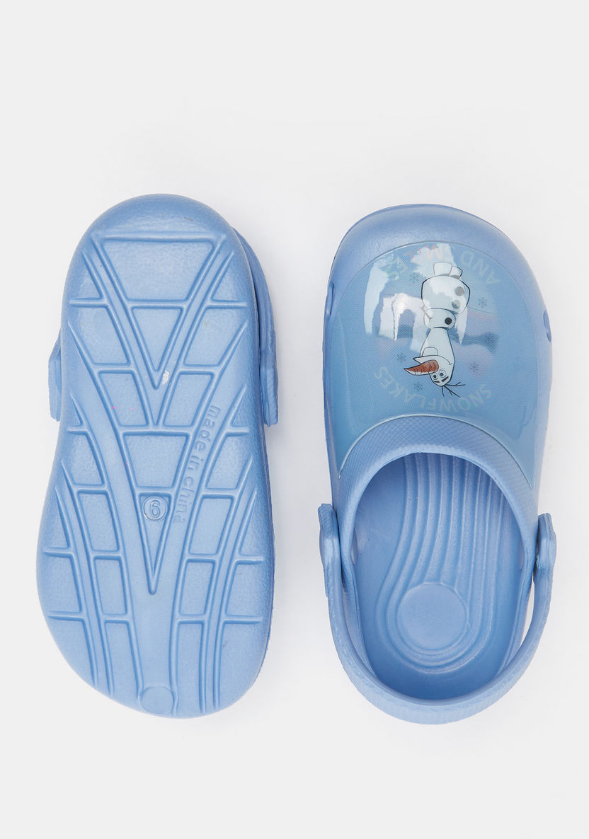 Disney Frozen Print Slip-On Clogs-Baby Girl%27s Sandals-image-4