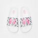 Minnie Mouse Print Slide Slippers-Girl%27s Flip Flops & Beach Slippers-thumbnailMobile-0