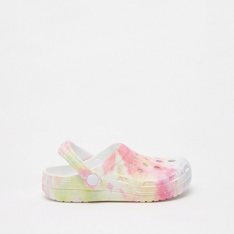 Ombre Clogs with Cut-Out Detail and Back Strap