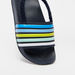 Striped Slide Slippers with Elasticated Back Strap-Boy%27s Flip Flops & Beach Slippers-thumbnail-3
