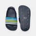 Striped Slide Slippers with Elasticated Back Strap-Boy%27s Flip Flops & Beach Slippers-thumbnail-4