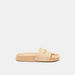 Haadana Embossed Open Toe Slide Slippers-Women%27s Flip Flops & Beach Slippers-thumbnailMobile-1