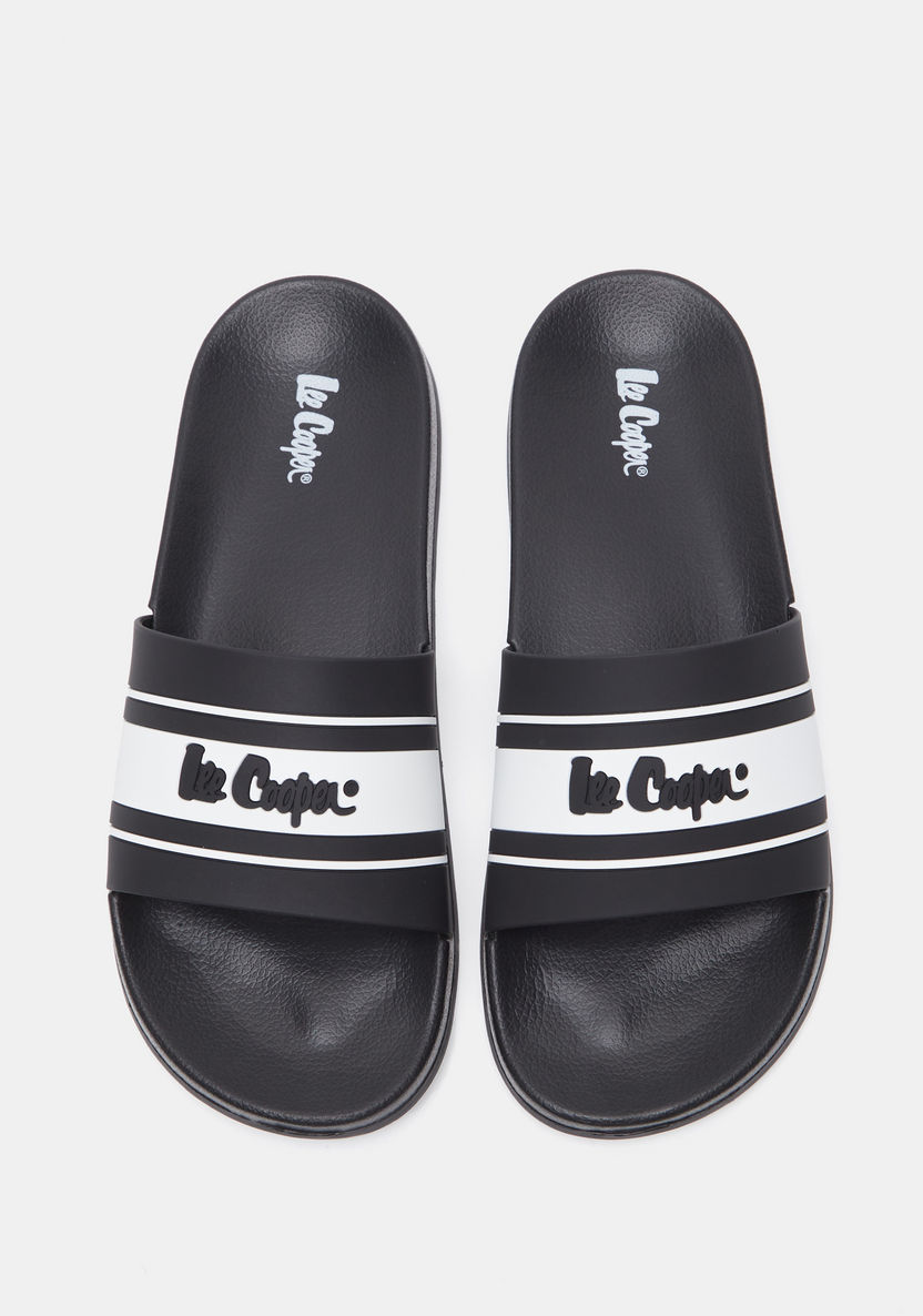 Lee Cooper Men's Printed Slip-On Slide Slippers-Men%27s Flip Flops & Beach Slippers-image-0
