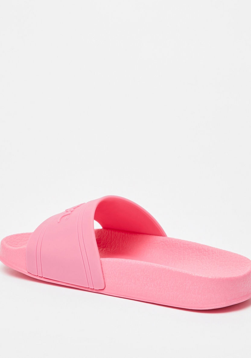 Lee Cooper Girls' Solid Slip-On Slide Slippers-Girl%27s Flip Flops & Beach Slippers-image-3