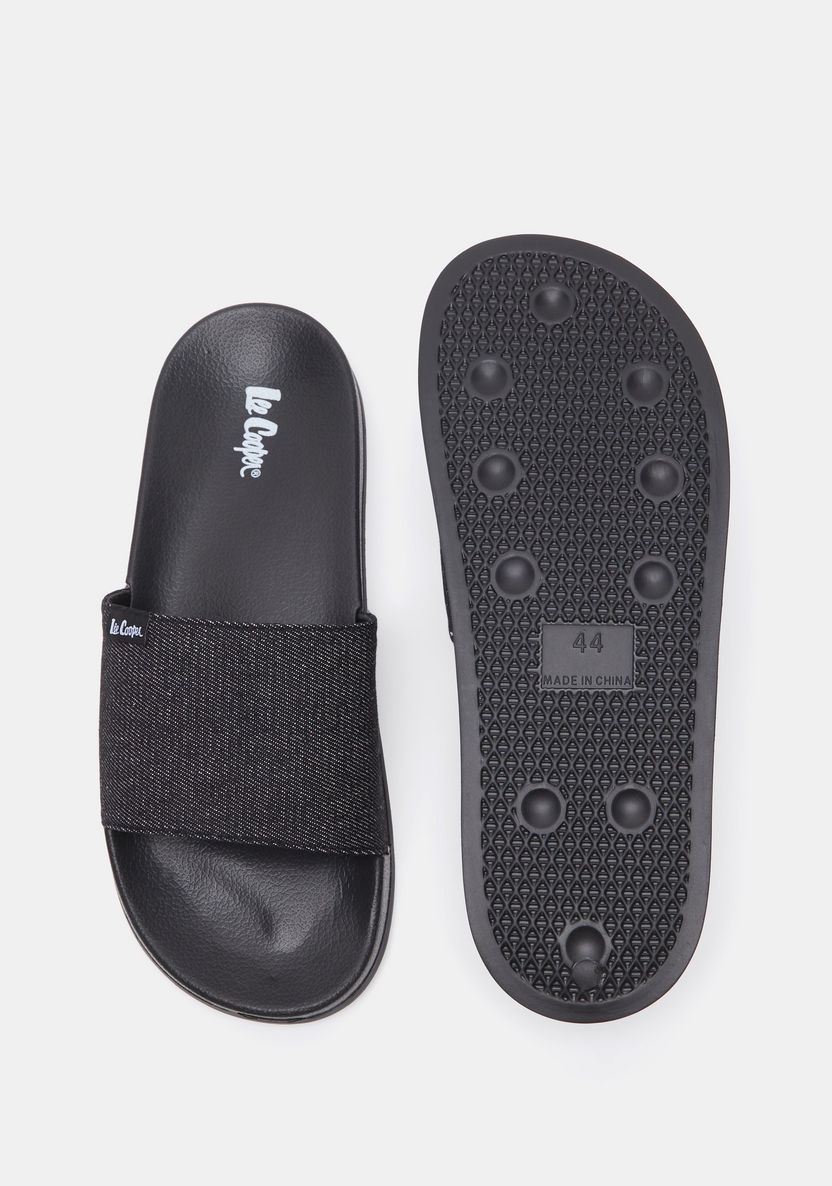 Lee Cooper Men's Slip-On Slide Slippers-Men%27s Flip Flops & Beach Slippers-image-5