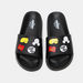 Mickey Mouse Print Slide Slippers-Boy%27s Flip Flops & Beach Slippers-thumbnail-0