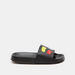 Mickey Mouse Print Slide Slippers-Boy%27s Flip Flops & Beach Slippers-thumbnailMobile-1