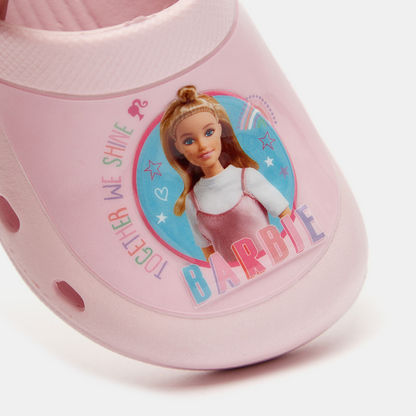 Barbie Print Slip-On Clogs-Baby Girl%27s Sandals-image-3