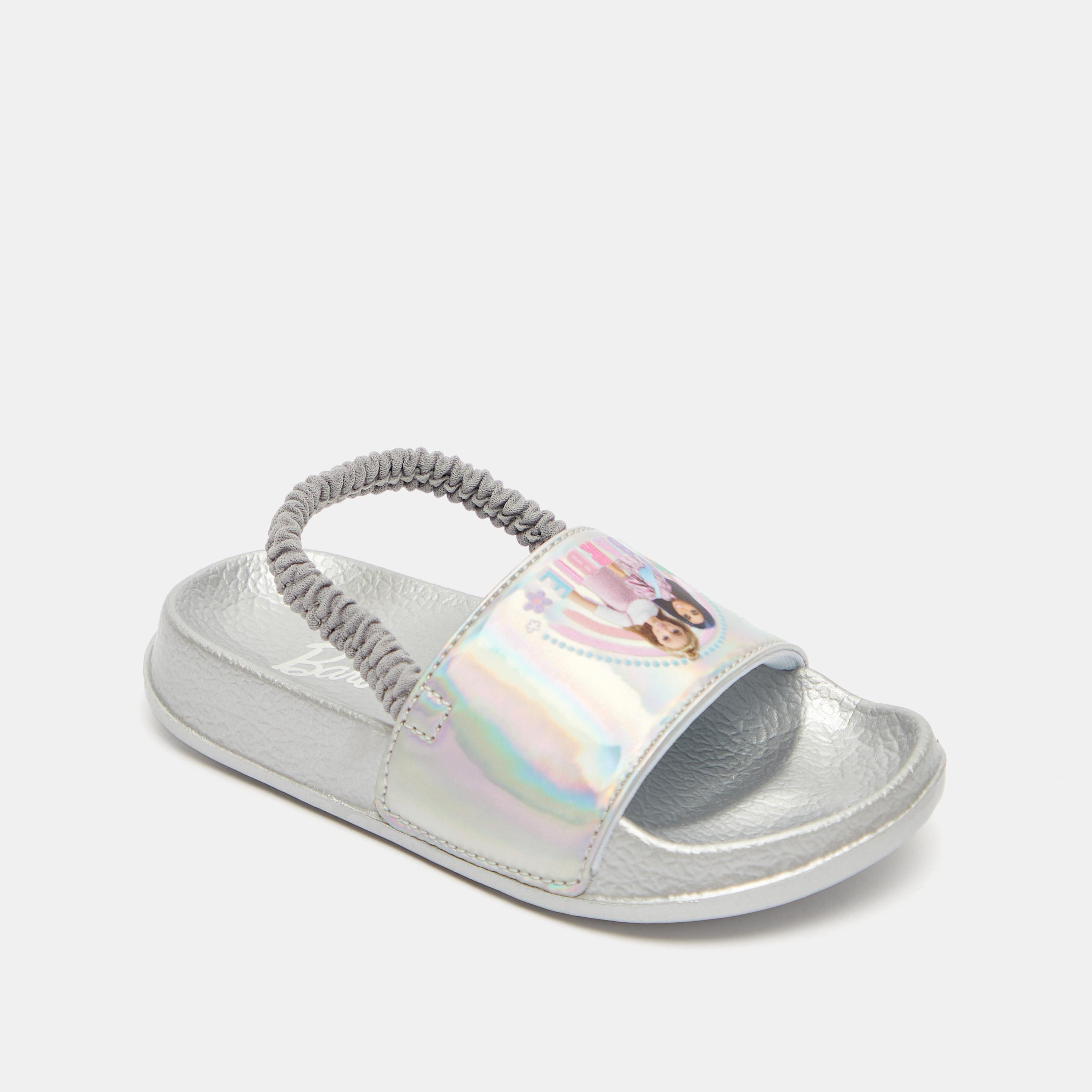 شبشب خفيف بمقدمة مفتوحة وحزام مطاطي وطبعات باربي-girls-shoes-flipflopsandslides-image-3