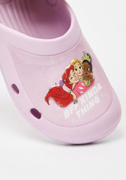 Disney Princess Print Slip-on Clogs